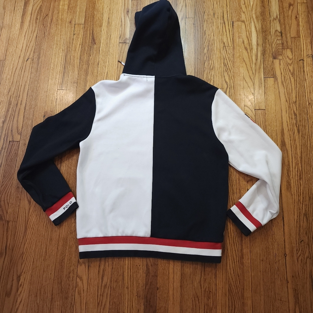 Polo Ralph Lauren Winter Spring Stadium Games 1992 Hoodie Mens Size M RARE - Picture 10 of 14